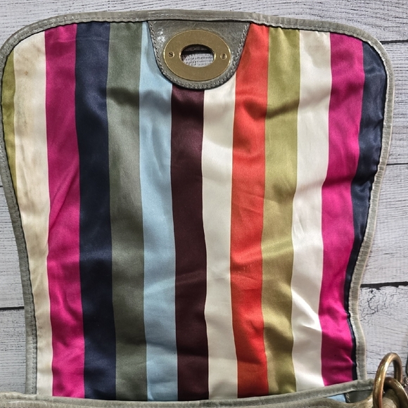 Rare Coach Sage Leather Shoulder Bag - Picture 9 of 13